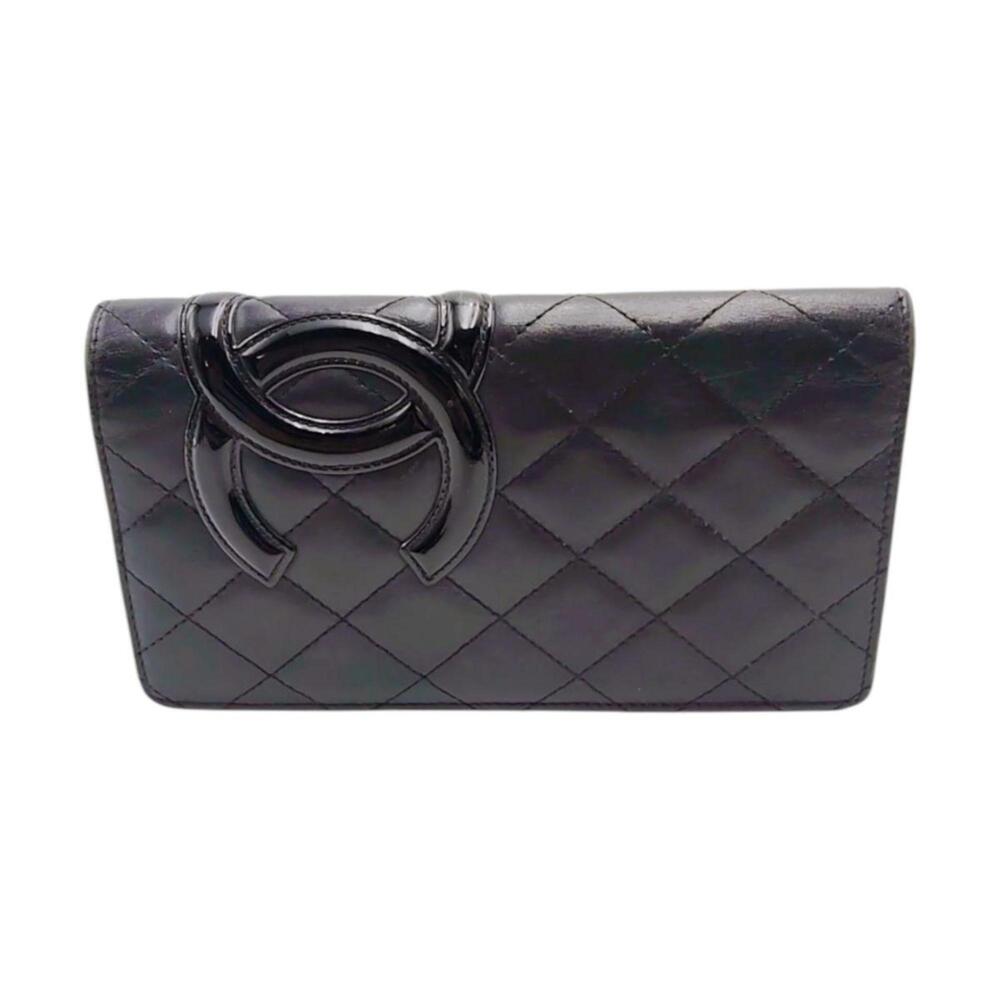 CHANEL Authentic Black Leather Wallet - Picture 2 of 16